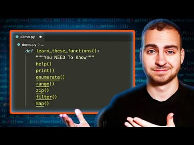 10 Python Functions You NEED To Master
